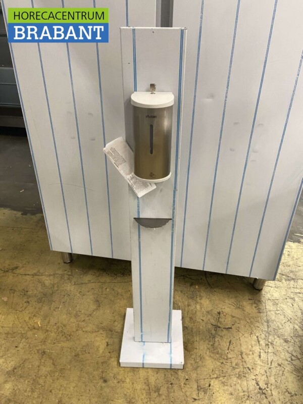 Colonne de désinfection en acier inoxydable avec capteur de distribution sans contact Hospitality Store