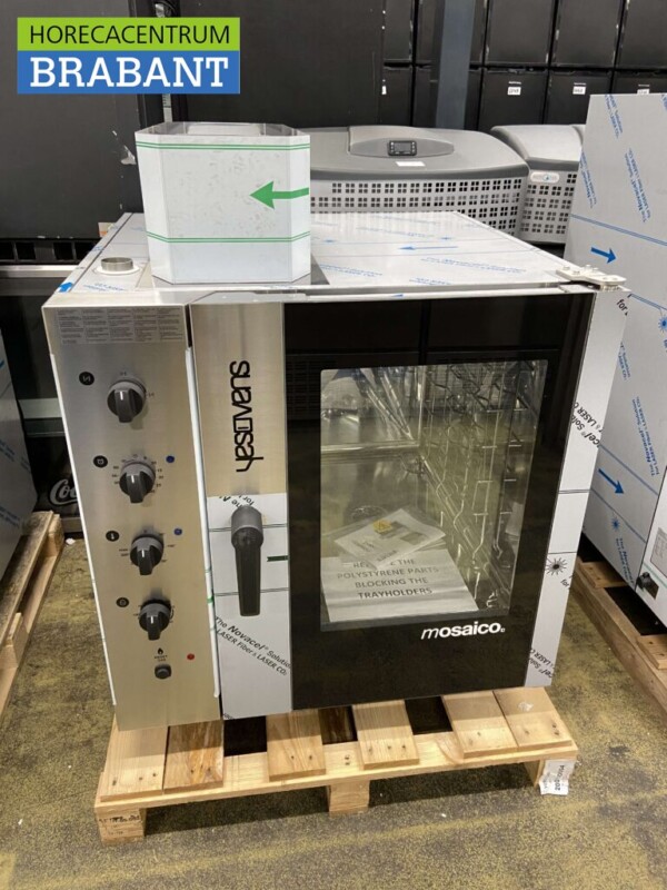 Four Mosaico en acier inoxydable Yesovens Four à vapeur Combisteamer Steamer 6 x 60/40 cm GAS Horeca