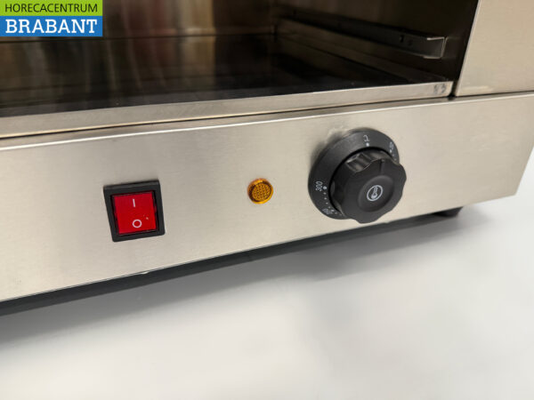 Planche à griller en acier inoxydable avec grille salamandre 55 cm 230V Horeca – Image 6