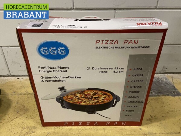 GGG Casserole Multipan Pizzapan Paella 42 cm 1500 watts 230V Horeca – Image 4