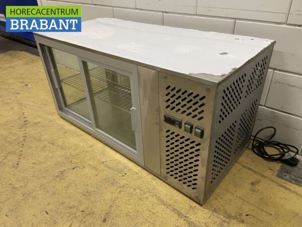 Acier inoxydable GGG Vitrine réfrigérée 111 cm 230V Horeca – Image 2