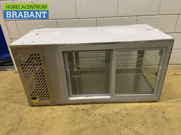 Acier inoxydable GGG Vitrine réfrigérée 111 cm 230V Horeca – Image 4