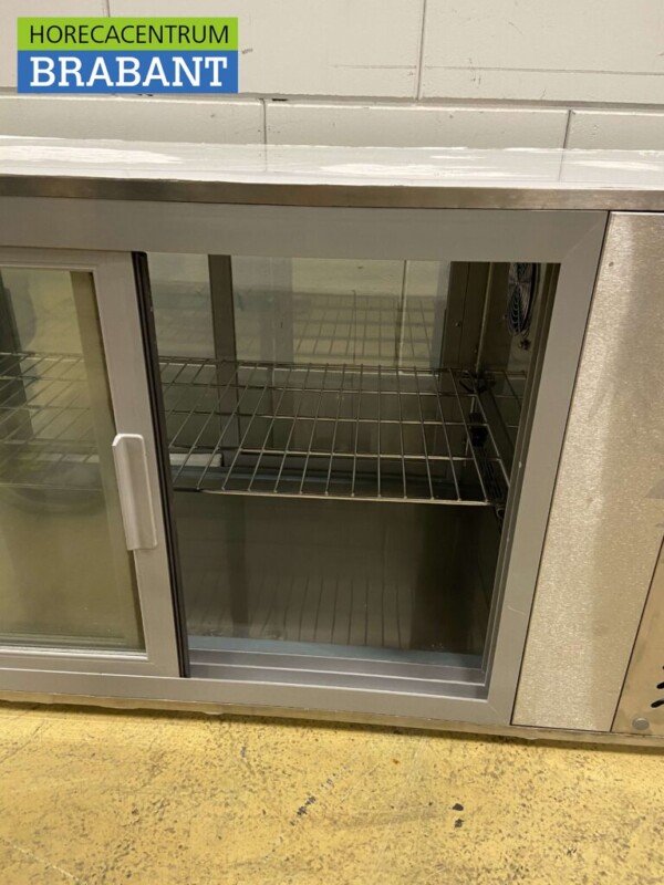 Acier inoxydable GGG Vitrine réfrigérée 111 cm 230V Horeca – Image 5