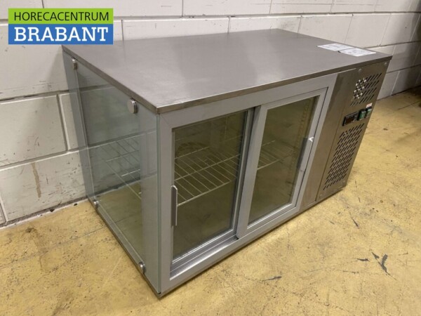 Acier inoxydable GGG Vitrine réfrigérée 91 cm 230V Horeca – Image 3