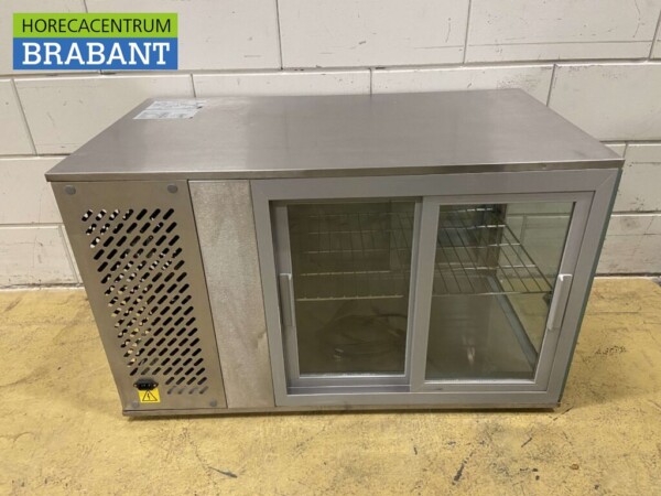 Acier inoxydable GGG Vitrine réfrigérée 91 cm 230V Horeca – Image 5