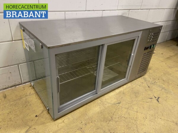 Acier inoxydable GGG Vitrine réfrigérée 111 cm 230V Horeca – Image 3