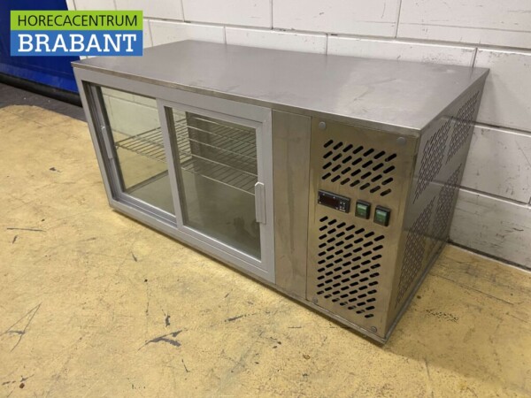 Acier inoxydable GGG Vitrine réfrigérée 111 cm 230V Horeca – Image 2