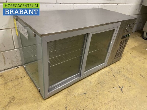 Acier inoxydable GGG Vitrine réfrigérée 111 cm 230V Horeca – Image 3