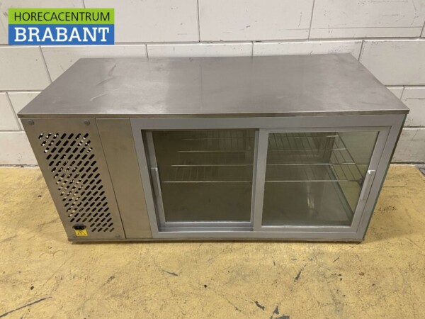 Acier inoxydable GGG Vitrine réfrigérée 111 cm 230V Horeca – Image 4