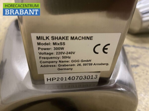 Milk shaker en acier inoxydable Mélangeur de lait 750 ml 230V Horeca – Image 5