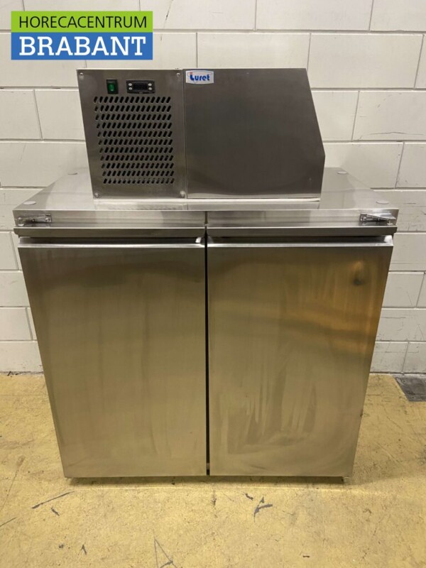 Luret en acier inoxydable Glacière à ordures Glacière à conteneurs 590 litres 230V Horeca