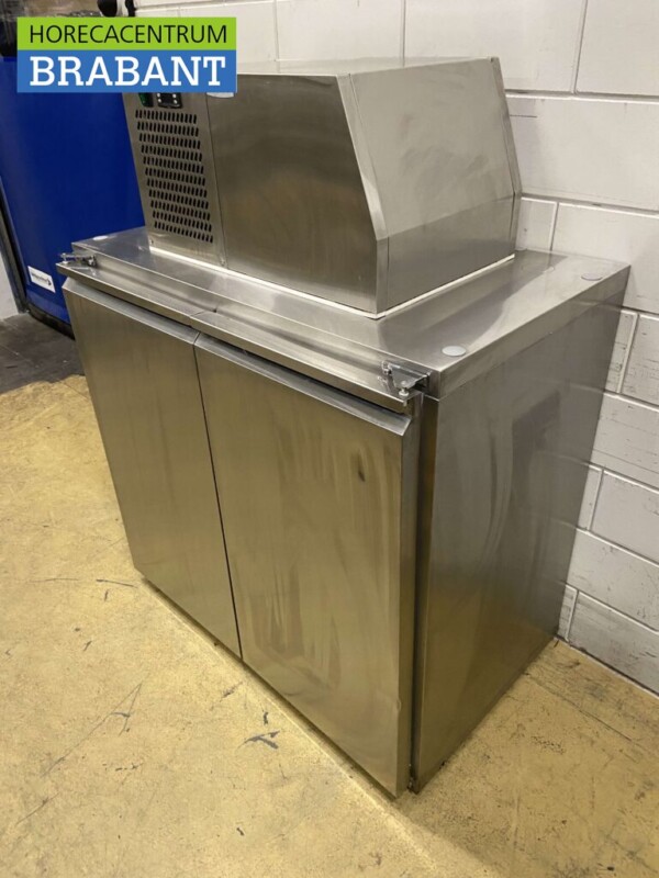Luret en acier inoxydable Glacière à ordures Glacière à conteneurs 590 litres 230V Horeca – Image 2