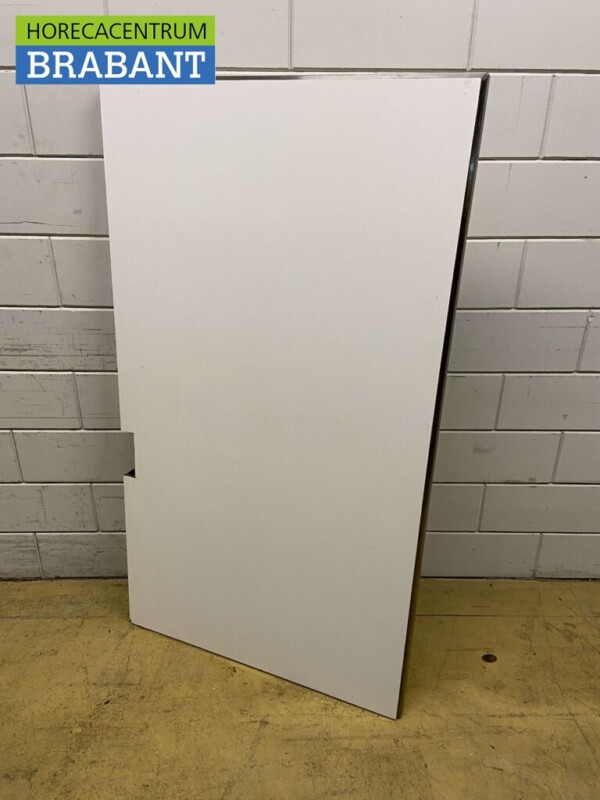 Cloison en acier inoxydable avec Trespa 90 x 160 cm Horeca