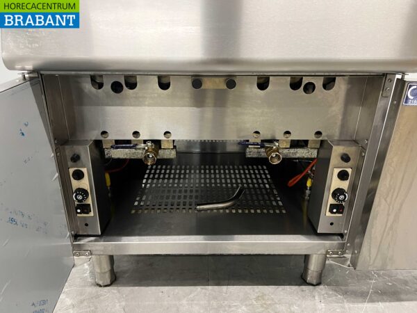 Friteuse double Combisteel en acier inoxydable 2 x 15 litres GAS Restauration – Image 5