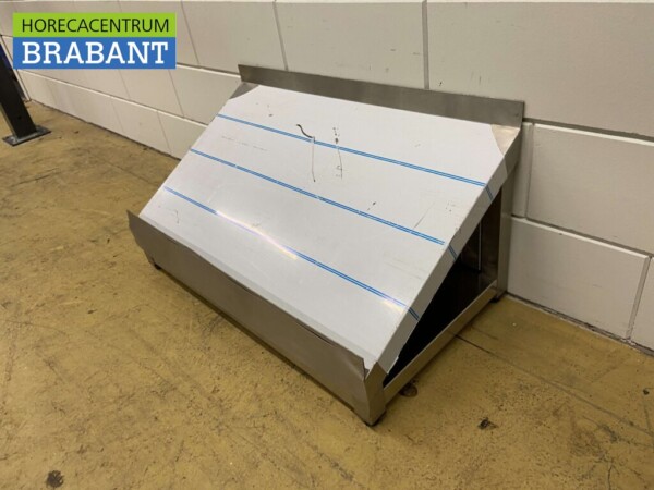Armoire de rangement en acier inoxydable pour le lavage des caisses 85 cm Restauration – Image 2