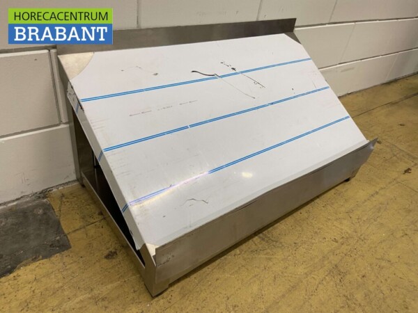Armoire de rangement en acier inoxydable pour le lavage des caisses 85 cm Restauration – Image 3