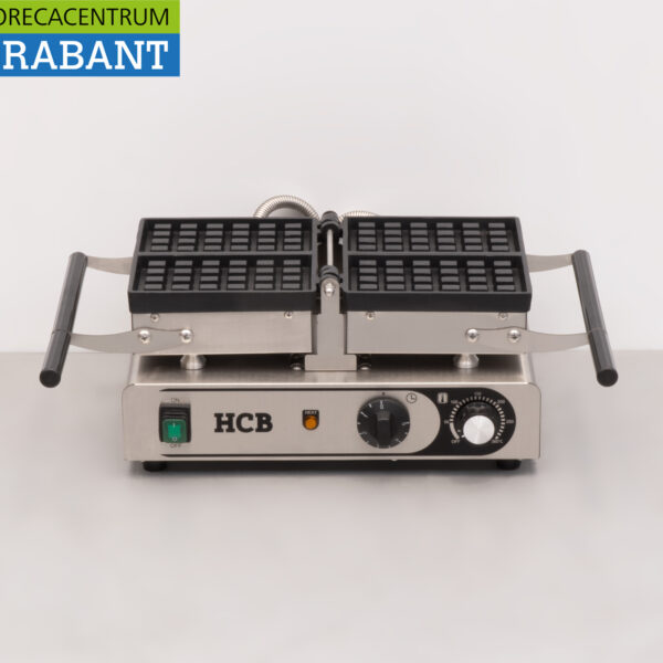 Gaufrier inclinable HCB en acier inoxydable avec minuterie 230V Restauration