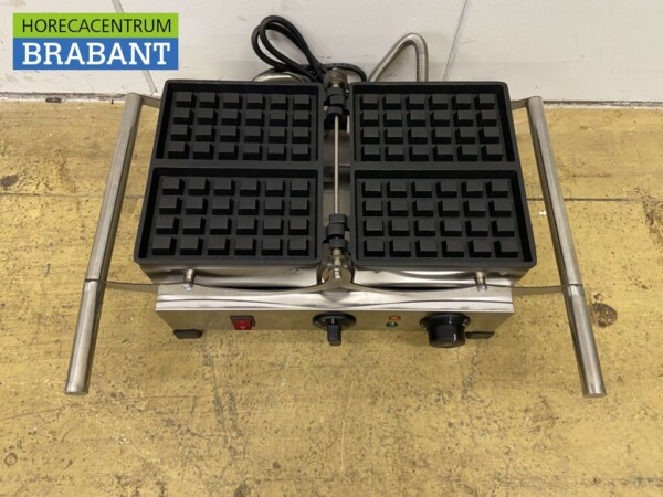 Gaufrier inclinable en acier inoxydable avec minuterie 230V Restauration – Image 2