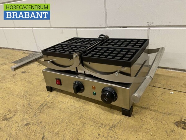 Gaufrier inclinable en acier inoxydable avec minuterie 230V Restauration – Image 3