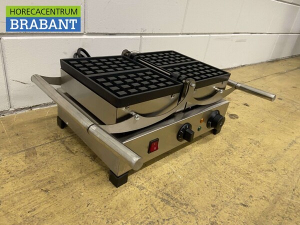 Gaufrier inclinable en acier inoxydable avec minuterie 230V Restauration – Image 4