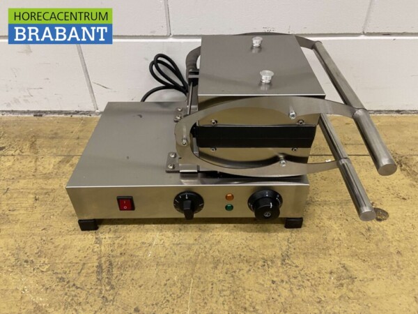 Gaufrier inclinable en acier inoxydable avec minuterie 230V Restauration – Image 6
