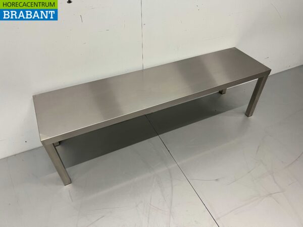 Acier inoxydable HCB Etagere Bridge 140 x 35 x 40 cm Restauration – Image 2