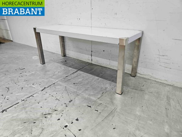 Pont d'étagère en acier inoxydable 100 x 35 x 40 cm Restauration – Image 2
