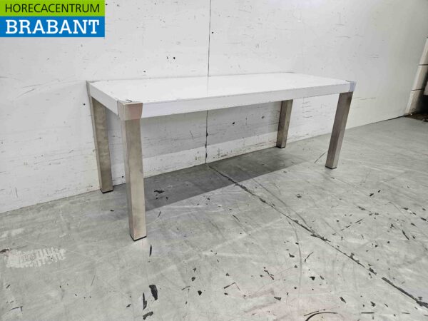 Pont d'étagère en acier inoxydable 100 x 35 x 40 cm Restauration – Image 3