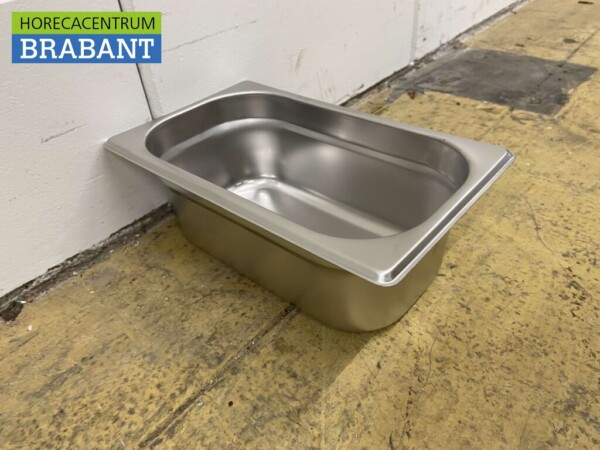 Bac Gastronorm en acier inoxydable Bac GN 1/4 Profondeur 100 mm Horeca – Image 3