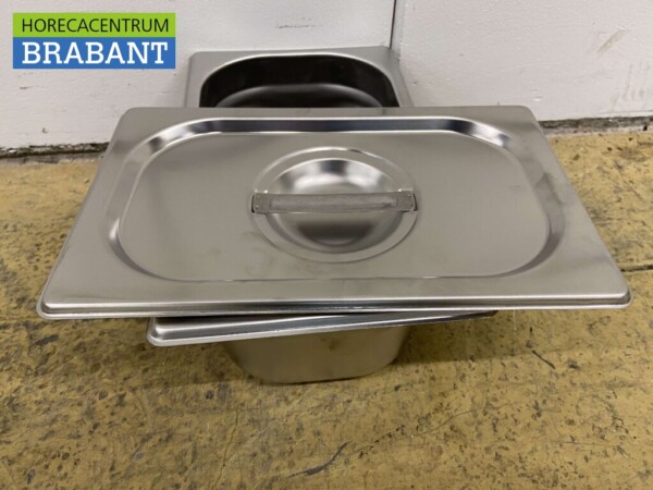 Couvercle Gastronorm en acier inoxydable 1/4 GN Horeca – Image 2