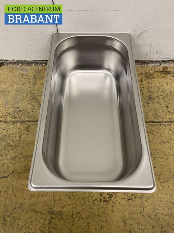 Acier inoxydable Gastronorm Bac GN 1/3 Profondeur 100 mm Horeca – Image 2