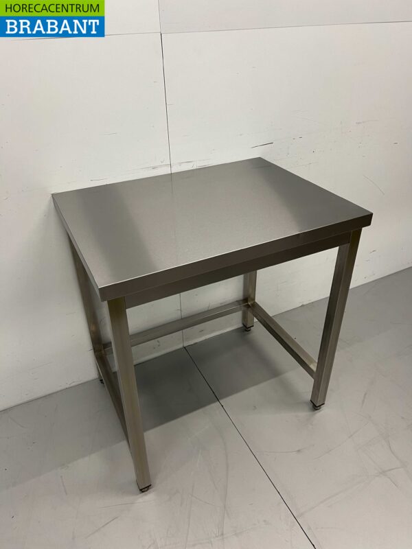 Table de travail en acier inoxydable Premium-line 80 x 60 x 85 cm Restauration – Image 2