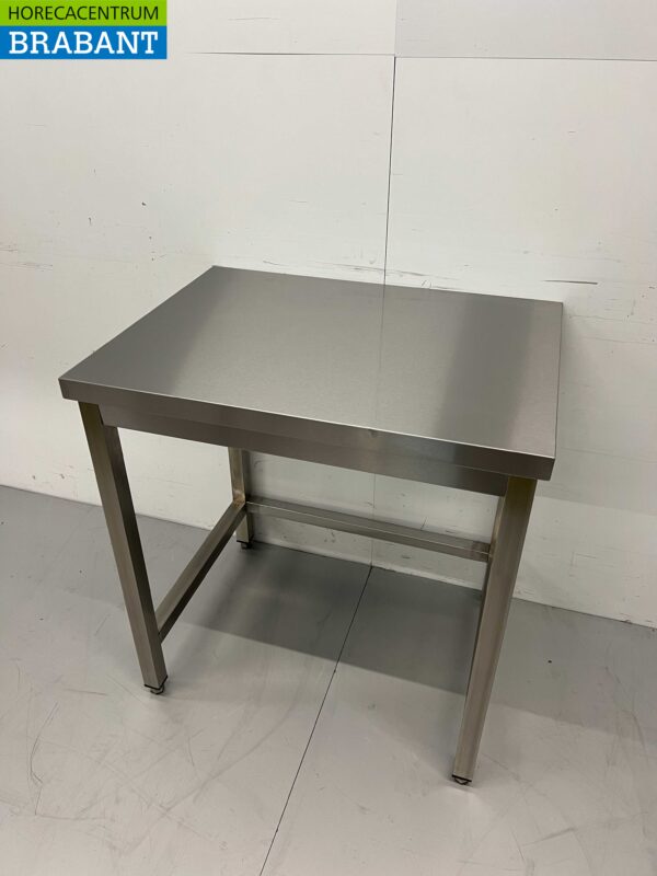Table de travail en acier inoxydable Premium-line 80 x 60 x 85 cm Restauration – Image 3