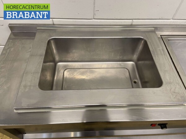 Menusystem inox plancha bain marie 165 cm 400V Horeca – Image 6