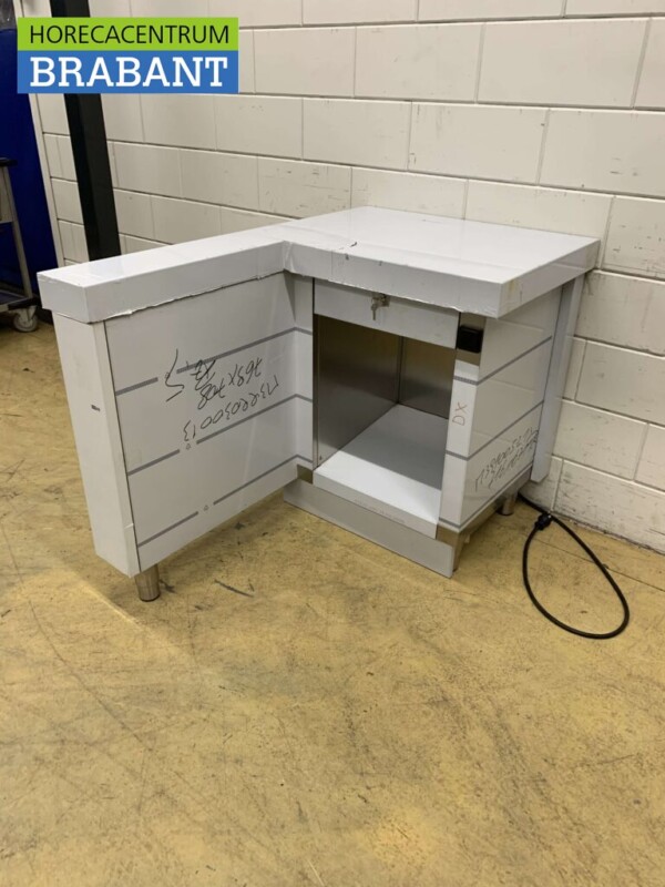 Caisse enregistreuse en acier inoxydable 80 x 120 x 90 cm Restauration