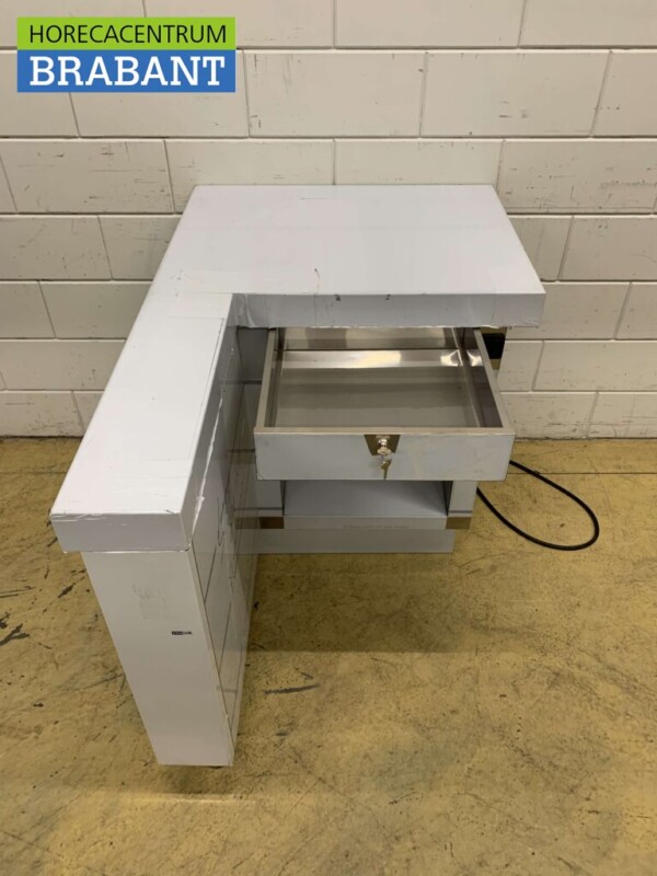 Caisse enregistreuse en acier inoxydable 80 x 120 x 90 cm Restauration – Image 4