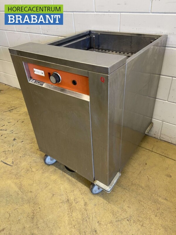Acier inoxydable Chariot à vaisselle chauffant Distributeur de vaisselle 63,5 cm 230V Horeca – Image 3