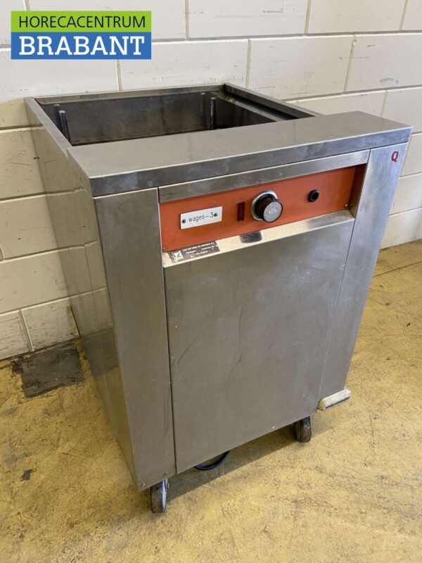 Acier inoxydable Chariot à vaisselle chauffant Distributeur de vaisselle 63,5 cm 230V Horeca – Image 4