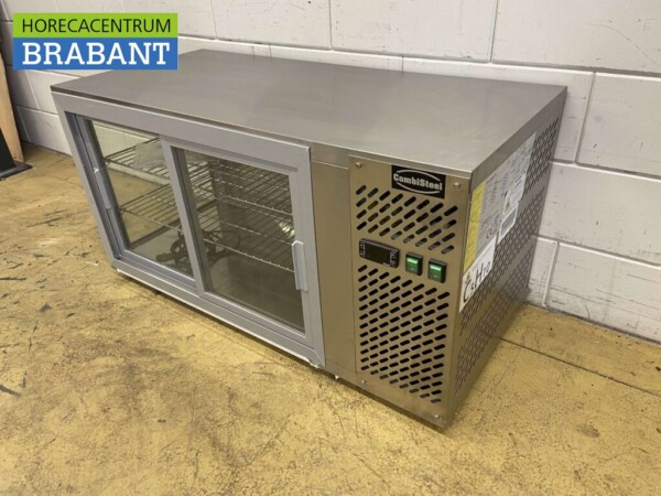 Acier inoxydable Combisteel Vitrine réfrigérée 111 cm 230V Horeca – Image 2
