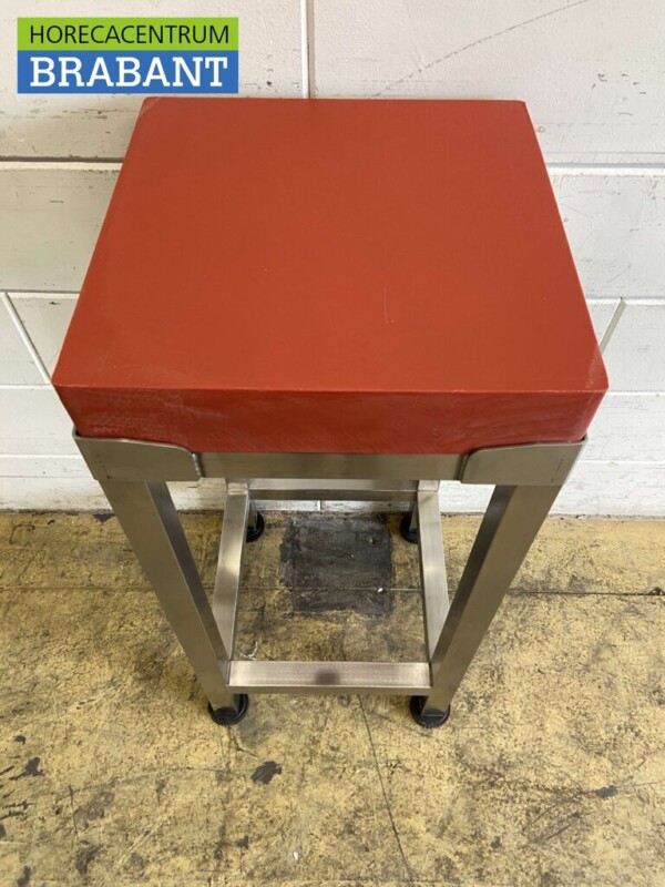 Acier inoxydable Bloc à hacher en polyéthylène PE Premium-line 40 x 40 cm Restauration Boucherie – Image 2