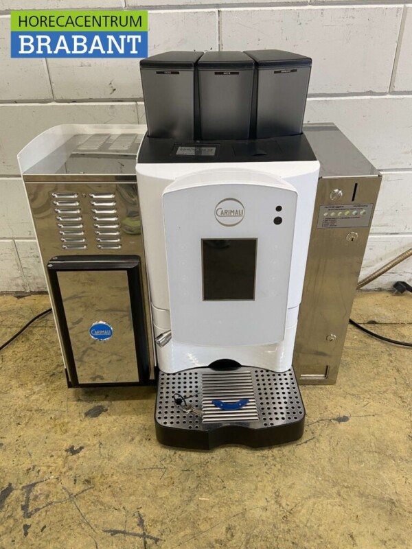 Machine à espresso Carimali Optima avec refroidisseur de lait Euro insert 230V Horeca