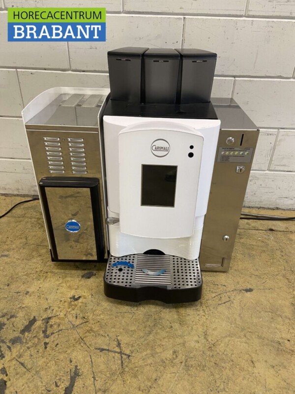 Machine à espresso Carimali Optima avec refroidisseur de lait Euro insert 230V Horeca