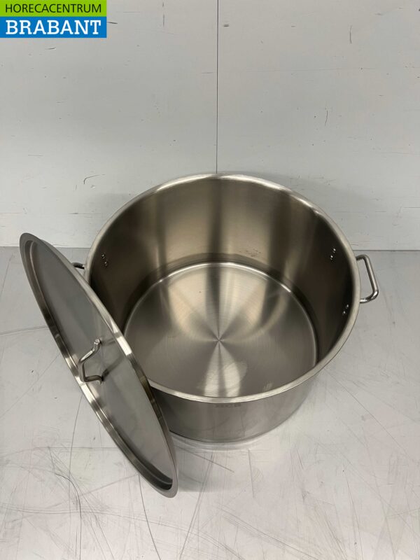 Acier inoxydable Poêle à soupe Poêle de cuisson Induction 55 x 35 cm 83 litres Restauration – Image 5
