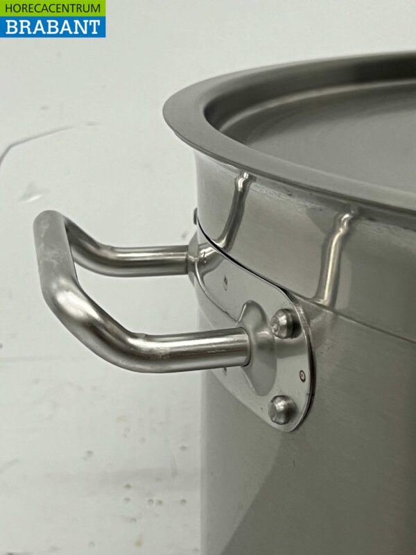 Acier inoxydable Poêle à soupe Poêle de cuisson Induction 55 x 35 cm 83 litres Restauration – Image 6
