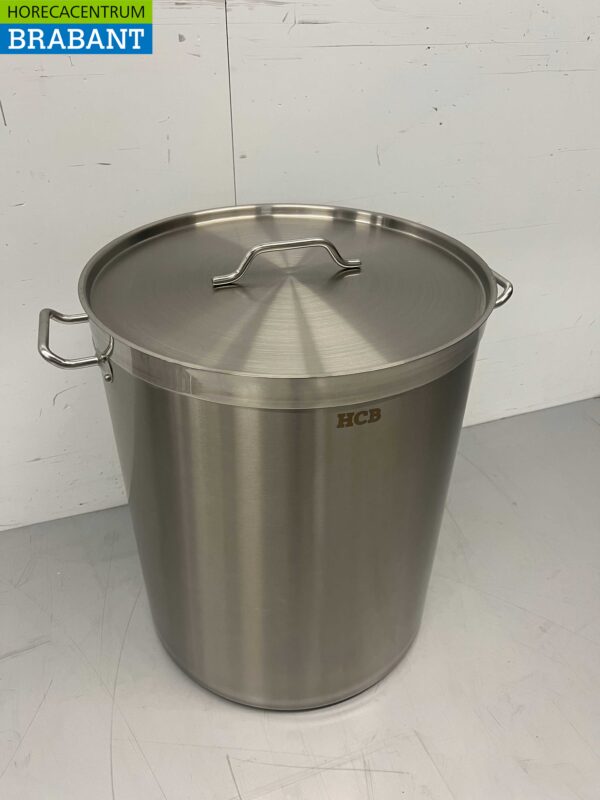 Acier inoxydable HCB Poêle à soupe Poêle de cuisson Induction 50 x 60 cm 115 litres Restauration – Image 2