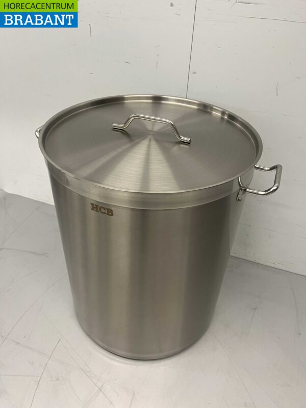 Acier inoxydable HCB Poêle à soupe Poêle de cuisson Induction 50 x 60 cm 115 litres Restauration – Image 3