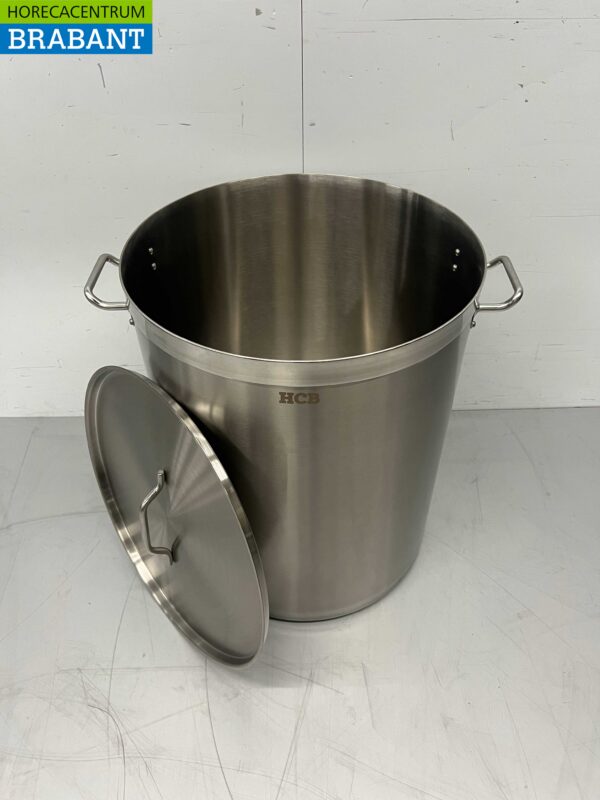 Acier inoxydable HCB Poêle à soupe Poêle de cuisson Induction 50 x 60 cm 115 litres Restauration – Image 6