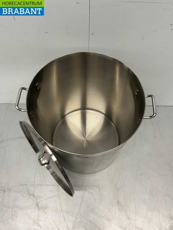 Acier inoxydable HCB Poêle à soupe Poêle de cuisson Induction 50 x 60 cm 115 litres Restauration – Image 7