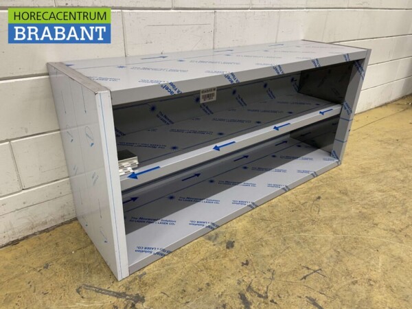 Armoire murale en acier inoxydable Modèle ouvert 140 cm Restauration – Image 3