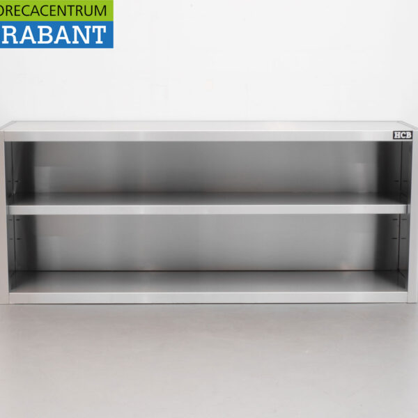 HCB Armoire murale en acier inoxydable Modèle ouvert 160 cm Restauration